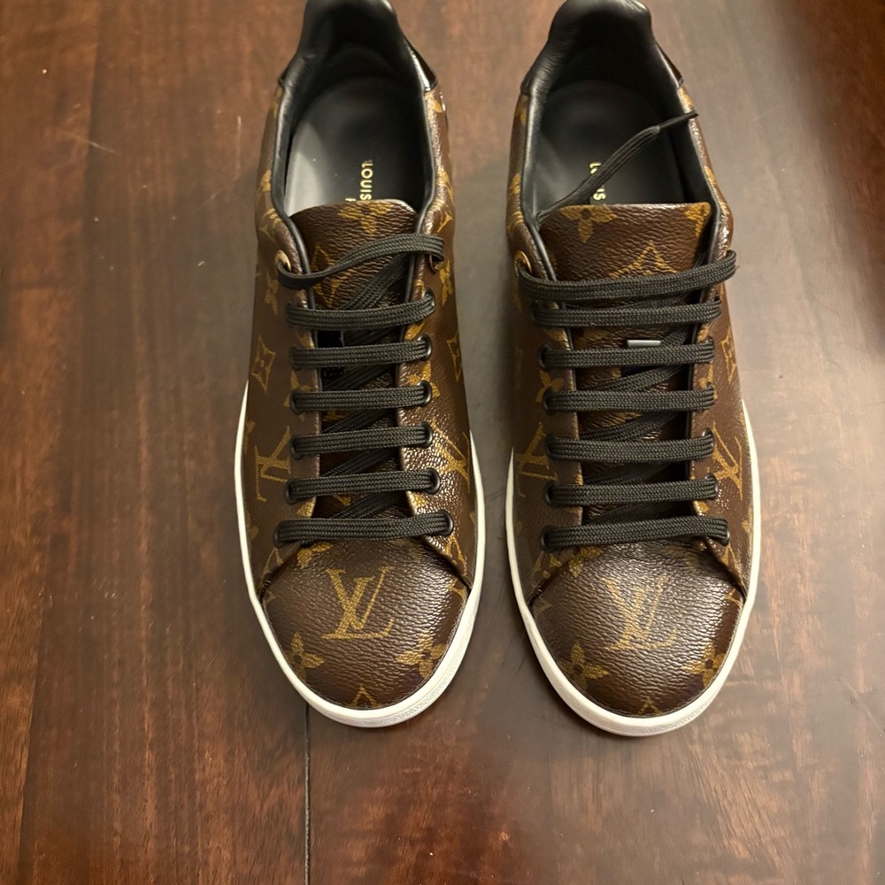 Louis Vuitton Women’s  Brown Sneakers - Authentic